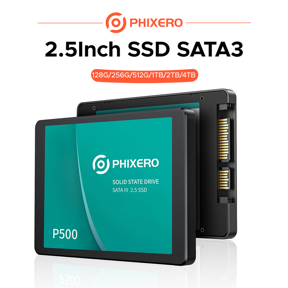 Ssd 500Gb - PHIXERO SSD SATAIII 128G/256G/512G/1TB/2TB/4TB AHCI with