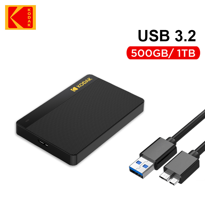 Kodak Portable External Hard D - đánh giá và giá Ssd 500Gb