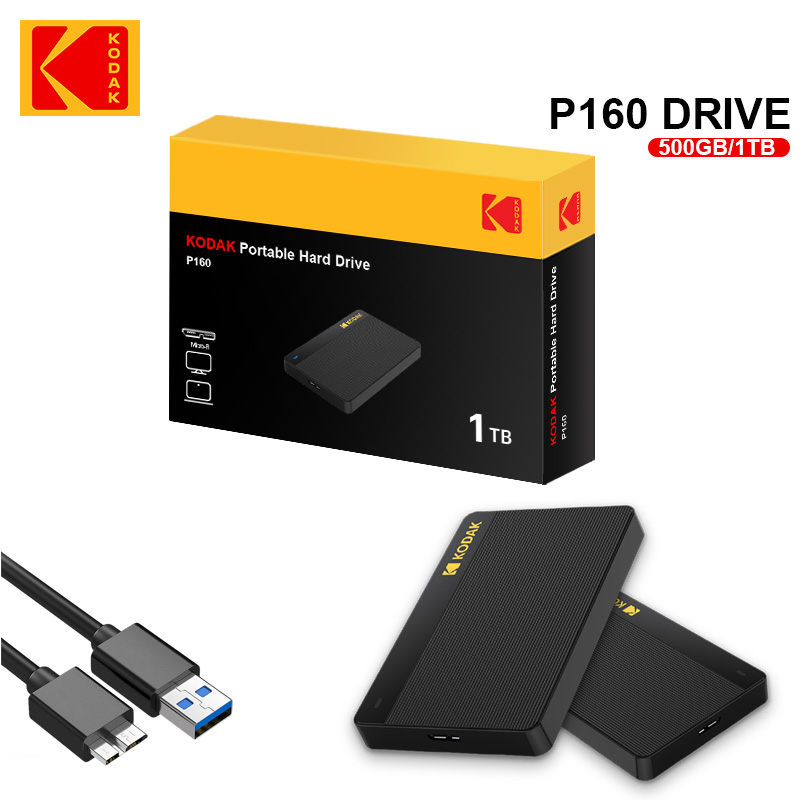 Kodak Portable External Hard D - đánh giá và giá Ssd 500Gb