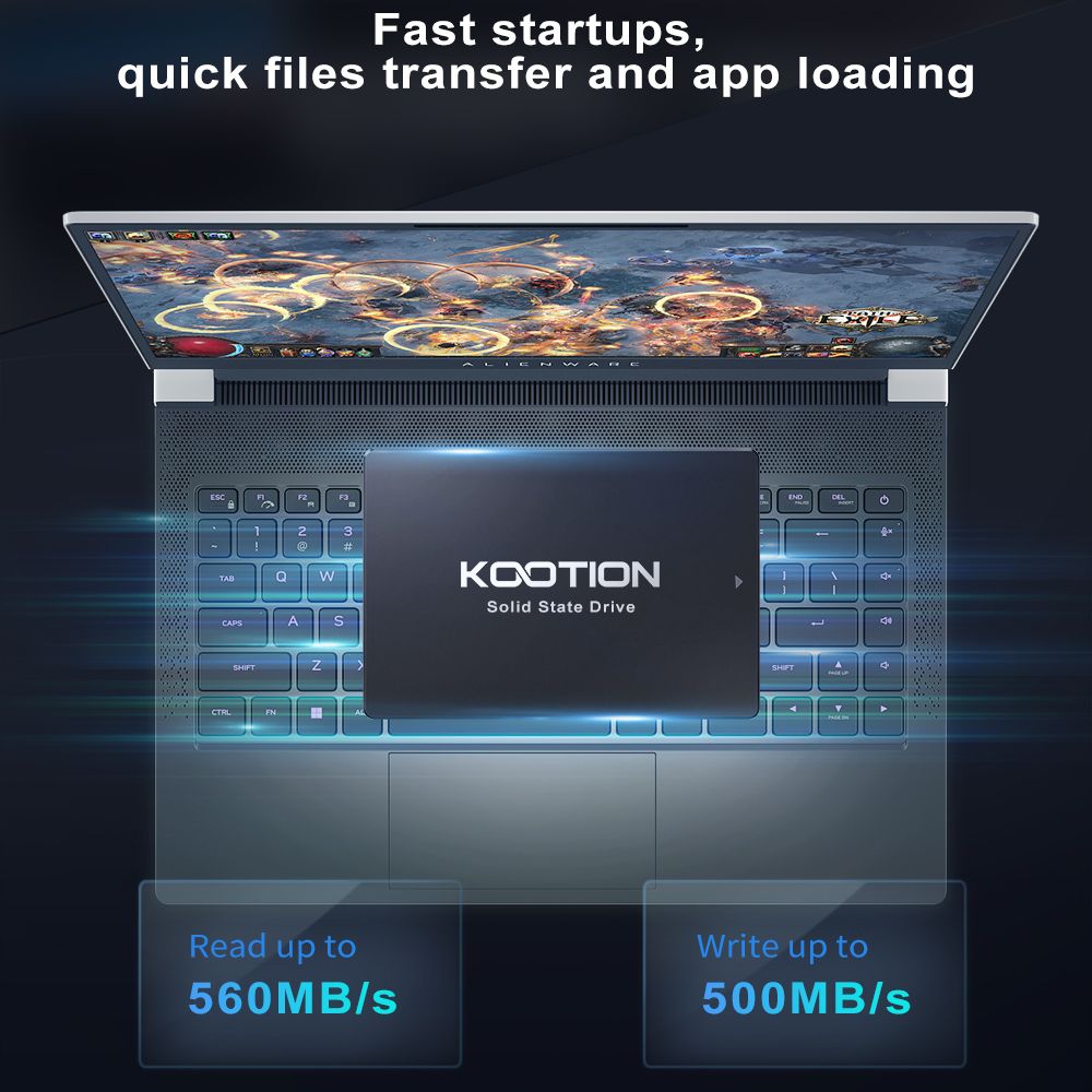 KOOTION SATA SSD Hard Drive 64 - đánh giá và giá Ssd 500Gb