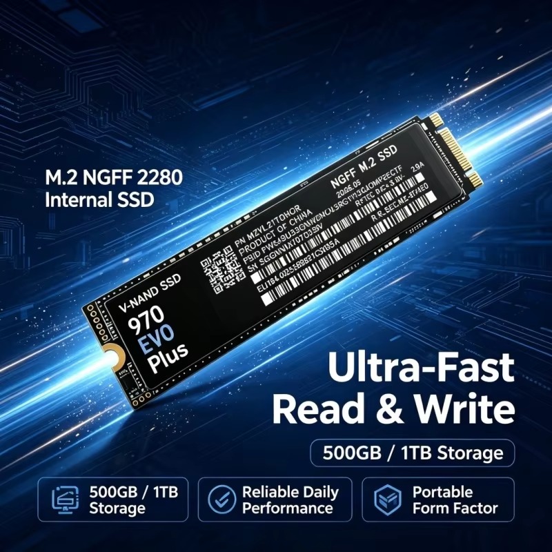 970 EVO Plus M.2 NGFF SSD  TLC - đánh giá và giá Samsung Ssd